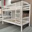 Miki Higher King Single Hardwood Bunk Bed in White – Sleek & Durable