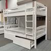 Picture of Miki Higher Solid Hardwood King Single Bunk Bed (White) | Premium & Durable