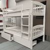 Picture of Miki Solid Hardwood Bunk Bed – Single (White) | Premium & Durable Design