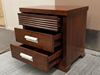 Picture of Peru Bedside Table 3 Drawer Fully Assembled Coconino  Colour Malaysian Made