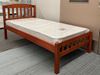 Picture of Miki Single Bed with Mattress Solid Hardwood Antique Oak Malaysian Made