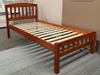 Picture of Miki Single Bed Solid Hardwood Antique Oak Malaysian Made