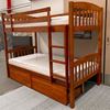 Picture of Miki Higher Solid Hardwood King Single Bunk Bed (Antique Oak) | Premium & Durable