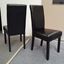 Picture of Zoe Dining Chair Black PU Leather Dark Legs