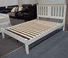 Picture of Grace Double Bed Solid Hardwood White Malaysian Made