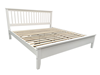 Picture of Durham Super King Bed Solid Hardwood White Malaysian Made