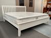 Picture of Durham Super King Bed Solid Hardwood White Malaysian Made