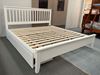Picture of Durham Super King Bed Solid Hardwood White Malaysian Made