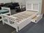 Picture of Holly King Single Bed with Drawers Solid Hardwood White Malaysian Made