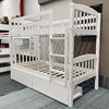 Picture of Miki Solid Hardwood Bunk Bed – Single (White) | Premium & Durable Design