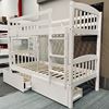 Picture of Miki Solid Hardwood Bunk Bed – Single (White) | Premium & Durable Design