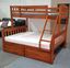 Miki Higher Solid Hardwood Bunk Bed with Drawers & Mattresses in Double Single Size with Oak Finish – Premium Durable Design