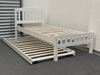Picture of Miki Solid Hardwood Single Bed – White Finish Durable & Stylish