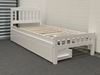 Picture of Miki Solid Hardwood Single Bed – White Finish Durable & Stylish