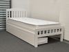 Picture of Miki Solid Hardwood Single Bed – White Finish Durable & Stylish