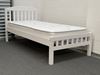 Picture of Miki Solid Hardwood Single Bed – White Finish Durable & Stylish