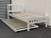 Picture of Miki Solid Hardwood Single Bed – White Finish Durable & Stylish
