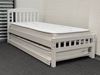 Picture of Miki Solid Hardwood Single Bed – White Finish Durable & Stylish