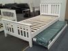 Picture of Holly Hardwood King Single Bed with Trundle – White Built to Higher Standards | Made in Malaysia
