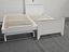 Picture of Emilia Solid Hardwood Single Bed with Pop-Up Trundle– White Timeless Design | Made in Malaysia