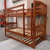 Picture of Solid Hardwood Bunk Bed (Single/Single) — Oak Finish | Top Choice