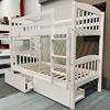 Picture of Solid Hardwood Bunk Bed (Single/Single) — White Finish | Top Choice