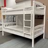 Picture of Solid Hardwood Higher Bunk Bed (K-Single/K-Single) — White Finish | Top Choice