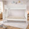 Picture of Emily Solid Hardwood Single over Double Bunk Bed - White Built to Higher Standards