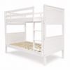 Picture of Emilia Solid Hardwood King Single Bunk Bed – White | Extra Headroom NZ