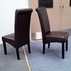 Picture of Vera Dining Chair Brown PU Leather Dark Legs