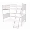 Picture of Emilia Solid Hardwood King Single Loft Bed – White