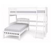 Picture of Emilia Solid Hardwood King Single Loft Bed – White