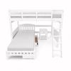 Picture of Emilia Solid Hardwood King Single Loft Bed – White