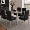 Picture of Melody Dining Table Clear Tempered Glass 1500mm X 900mm (Table Only)