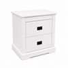 Picture of Melbourne Bedside Table – White 3 Drawer with Top Jewellery Drawer – Fully Assembled