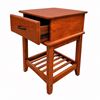 Picture of Matata Bedside Table – Antique Oak 1 Drawer with Open Shelf – Semi Assembled