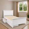 Picture of Eddie Solid Hardwood King Single Bed – White